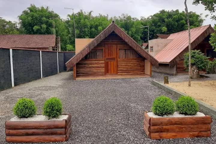 Pousada Rancho Do Nhesko Garuva Bagian luar foto